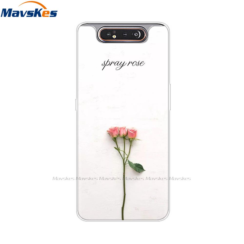 Per Samsung Galaxy A80 Custodia A805 Silicone Morbido TPU Custodia per Telefono Per Samsung A80 2019 A 80 GalaxyA80 A805F A805 SM-A805F/DS Copertura