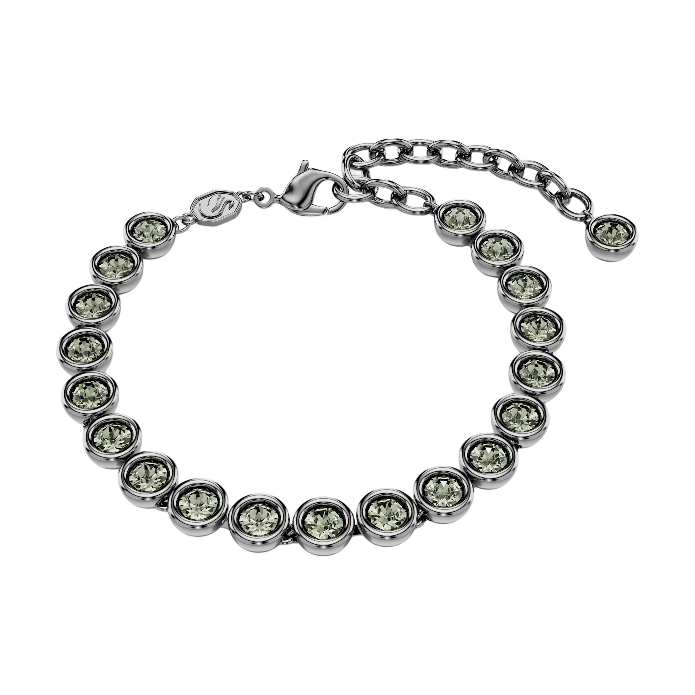 

Swarovski Imber Chain Design Imitation Crystal Bracelet Women bracelets Black 5682592 Box (Random Color),M