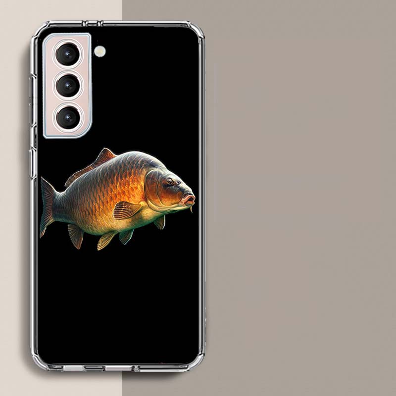 Carp Fishing Fish Phone Case For Galaxy A14 A24 A34 A54 Samsung A02S A12 A22 A32 A42 A52 A72 A13 A33 A53 5G A03 A03S A23 A73 A20
