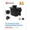 Universal Racing Baffled 3 port Oil Catch Can Tank Air Oil Separator With Removable Valve 3-hole Oil Kettle