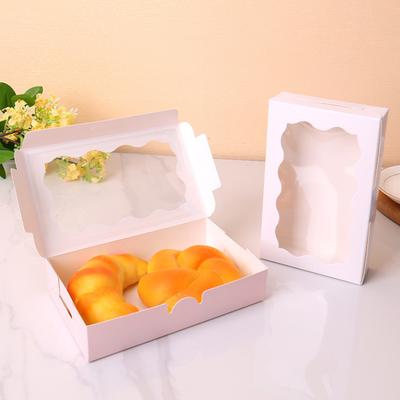 30Pcs Kraft Bakery Box with Clear Window Food Grade BPA
