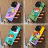 Classic Cartoon Characters-R-Rugrats For iPhone 17 16 15 14 13 12 11 Pro Max XS 17 Air Silicone Colored Silver Bumper Cover