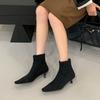 Fashion Baolamos Winter New Brand Women Short Boots Fashion Pointed Toe Ladies Elegant Ankle Boots Thin High Heel Dress Pumps Shoe