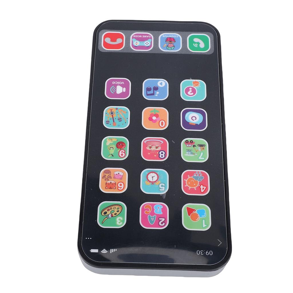 Baby Learning Play Cell Phone Touch Screen English Words Numbers Baby Toy Phone with Music Lights