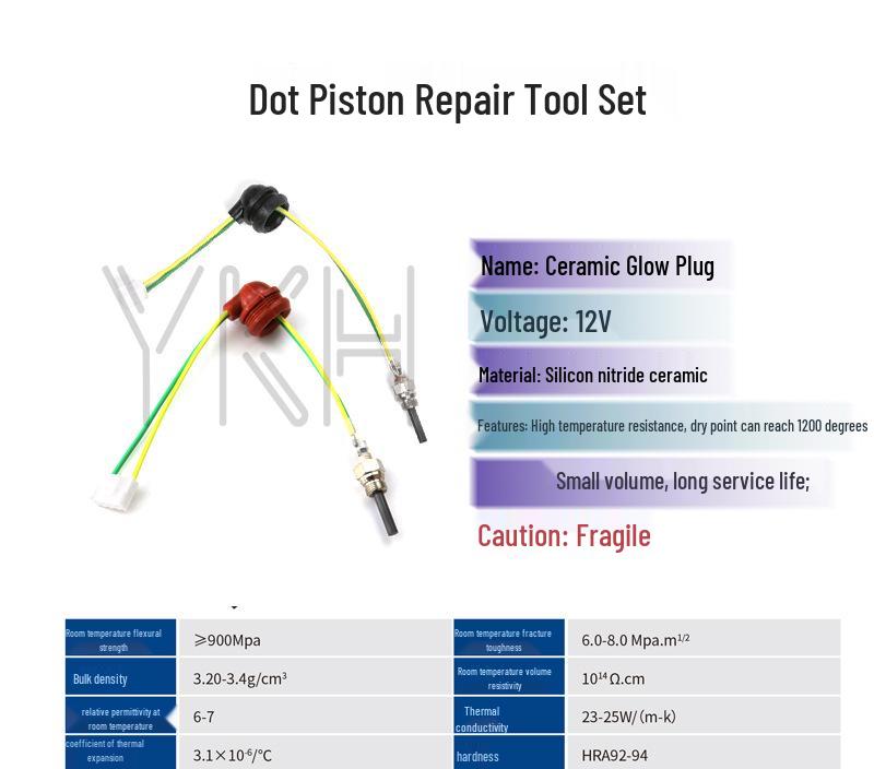 12V/24V Car Fuel Heater Glow Plug Repair Kit
