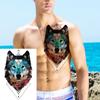 Realistic Long-lasting Animal Head Temporary Tattoo Stickers