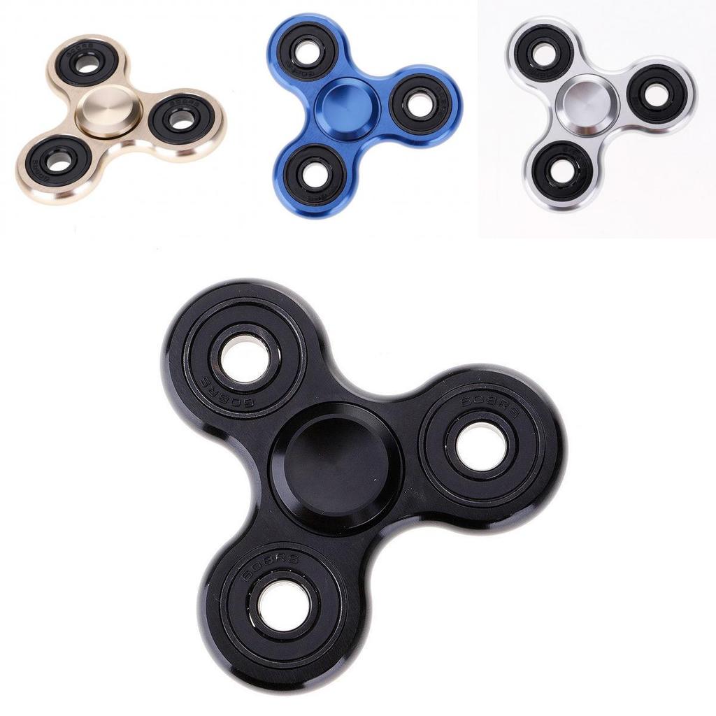 Spinner Fidget Triangolare in Metallo di Alta Qualità Cuscinetti Lisci e Silenziosi Lunga Durata di Rotazione