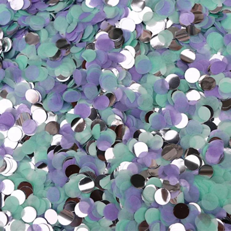 

10g/bag Mixed Colors Metallic Rose Gold Mini Round Confetti Dots Gift Box Filling Balloons Wedding Engagement Decora Home Decore