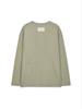 [Matinkim] STRIPE DAMAGED LOOSE PULLOVER IN BEIGE