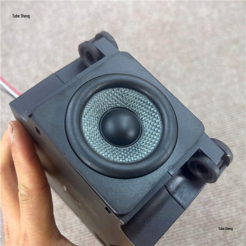 Enceinte Passive Trois Voies avec Double Membrane de Graves pour Audio de Bureau Pleine Gamme DIY.