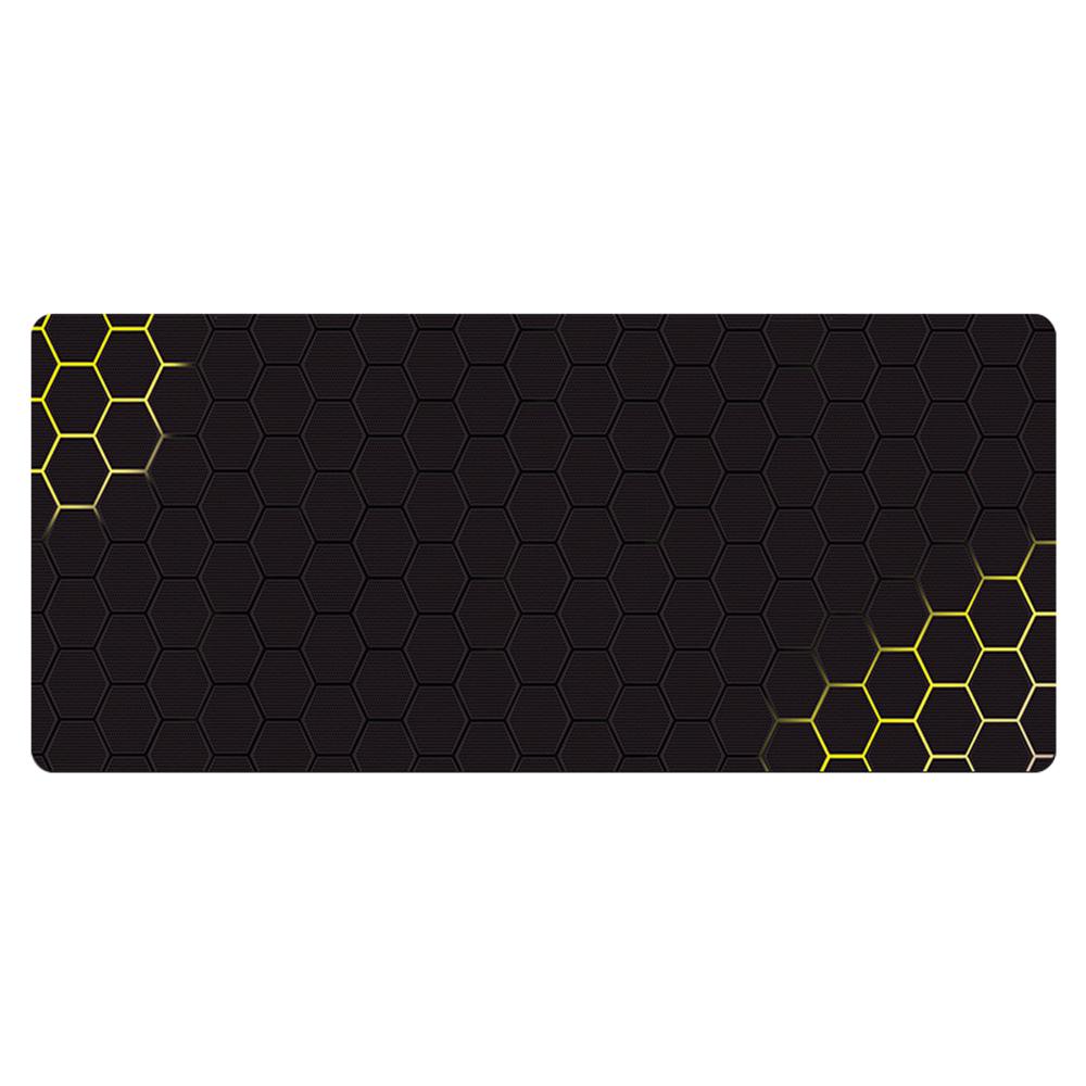 300x700x2mm Large Mouse Pad Honeycomb Pattern Anti-skid Rubber Desktop Mat