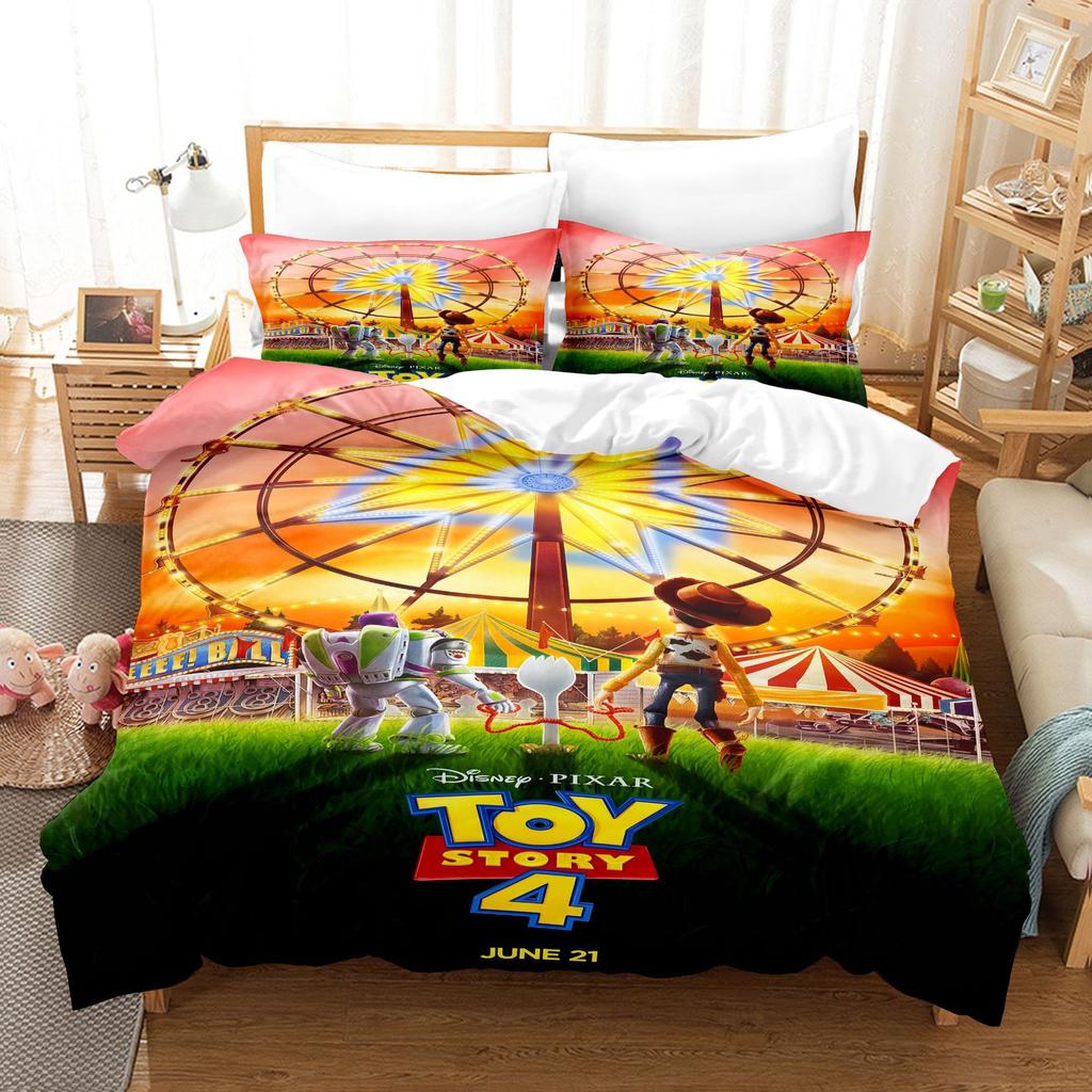Printed Three-Dimensional 3D Digital Home Textile Three-Piece Children'S Home Textile Kit