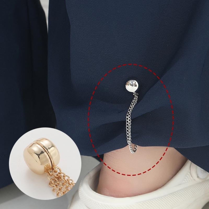 Magnetic Pants Clothing Clips Headscarf Pin Easy Attach Detachable Grip for Trousers T-shirt Secure Magnetic Clips