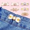 Flowers/cats Pants Tighten Waist Brooches Buckle Pins Waist Clip Adjustable Snap Detachable Button for Jeans Dress