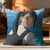 Popular S-SSuzume Cushion Cover Soft Washable Pillow Case Multi-Scene for Couch Bed Travel Office Use