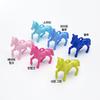Acrylic Animal Horse Riding Keychain Accessory Supplies