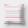Flower Print Decoration Cushion Cover For Wedding Polyester Throw Pillowcase Stripe Sofa Home Decor Party Diy Pillowcover