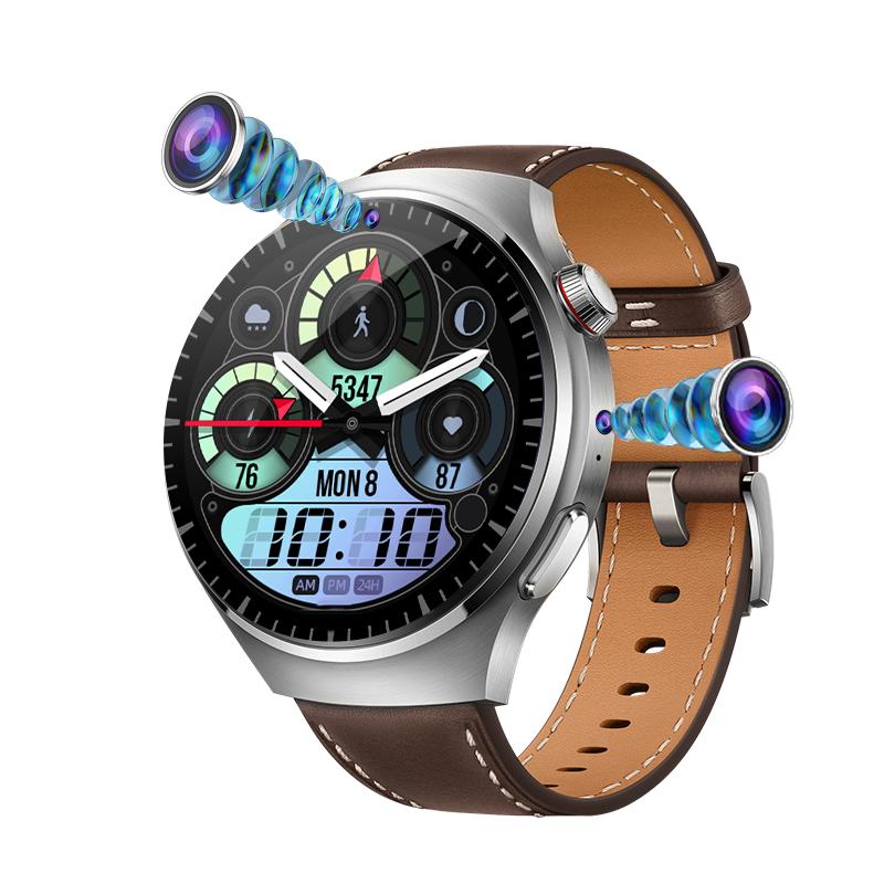 Rainbuvvy B14 4G Smart Phone Watch 2GB+16GB AMOLED HD Screen Impermeabile Full Touch Watch GPS WIFI All-netcom Monitoraggio della frequenza cardiaca Orologio Android