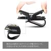 XSAJU 2pcs Car Sunglasses Clip Glasses Holder for Car Sun Visor Easy Install Ticket Card Clip (Black x Silver)