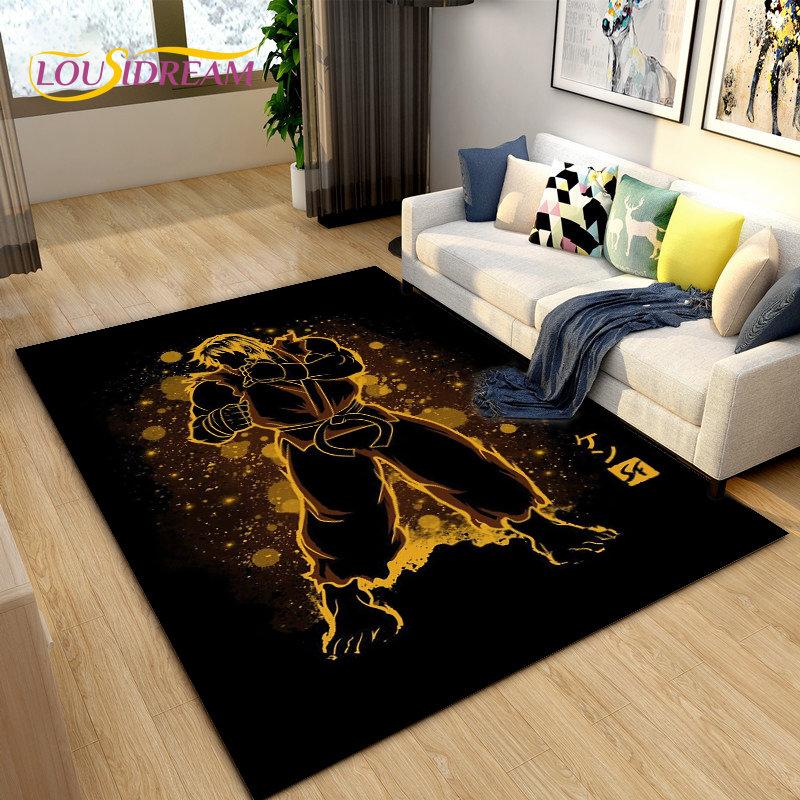 Street Fighter Retro Game Gamer Area Rug,Carpet Rug for Living Room Bedroom Sofa Doormat Decoration, Kid Play Non-slip Floor Mat