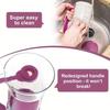 Handheld Batter Funnel Separator BPA-Free Safe Materials Leak-Proof Sealing Precise Measurement 1-4 Cups Integrated Baking Funnel