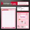 Free Shipping: High-Spec 16K Blue-Pink Large Vertical Flip Homework Notebook for Primary & Secondary Students