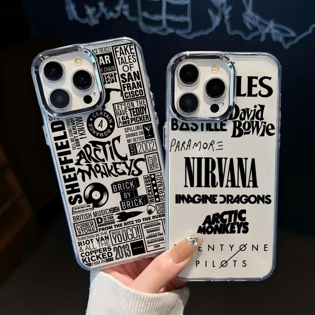 Fashion Black A-Arctic Monkeys Phone Case For iPhone 17 16e 16 15 14 13 12 11 mini Pro Max X XR XSMAX 8 7 Air Plus Soft Cover
