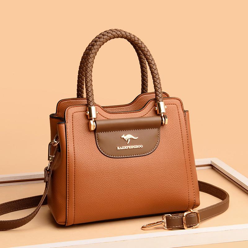 Genuine Brand Handbags For Women 2024 Luxury Ladies Hand Bag Female Leather Shoulder Top-Handle Crossbody Bags Casual Tote Sac