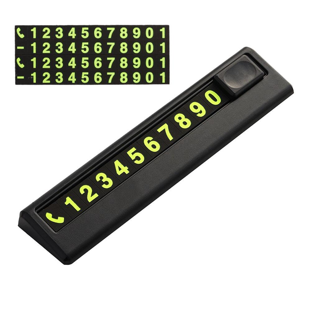 Parken Telefonnummer Schild Hitzebeständig Temporär Telefon Parken Temporäres Laufschrift Parkschild Schild Leuchtende Werbung U2P3