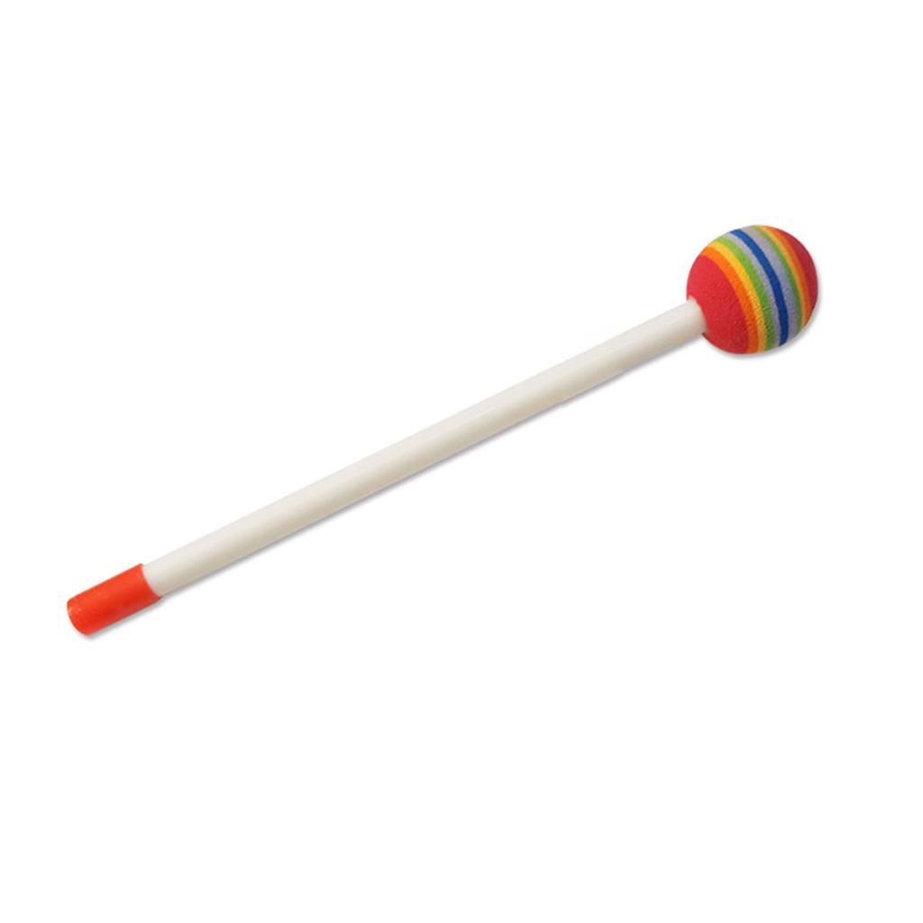 Kids Drumsticks Colorful Lollipop Round Drum Stick Plastic Hand Percussion Sticks for Kids Musical