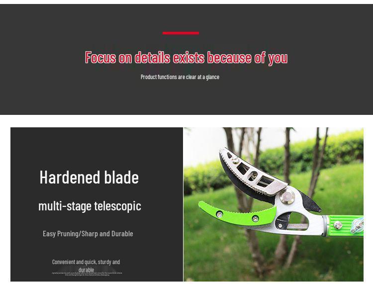 Telescopic High-Altitude Pruner & Fruit Picking Shears