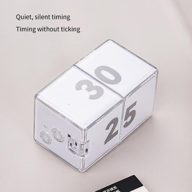 Gravities Activated Electronic Timer Cubes Automatic Detection Accurate Timing Large Digital Display with 10 Presets Time