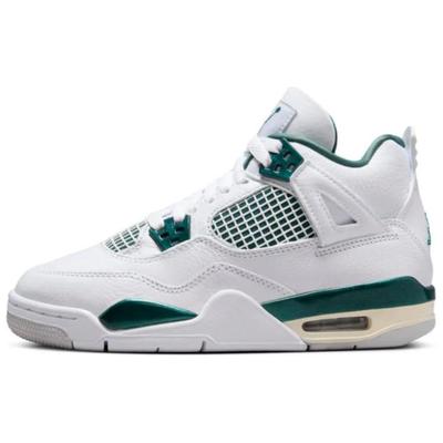 Air 4 Retro GS Oxidized Green Kids Sneakers White Neutral-Grey FQ8213-103