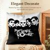 My CChemical RRomance Cushion Cover Natural Linen Organic Fabric DoubleSided Printing Sofa Home Decor Gift Pillow Case