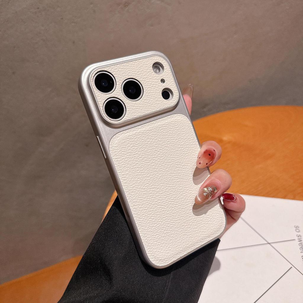 Premium Leather Texture Case for iPhone 17 Pro Max with Drop-Proof Protection