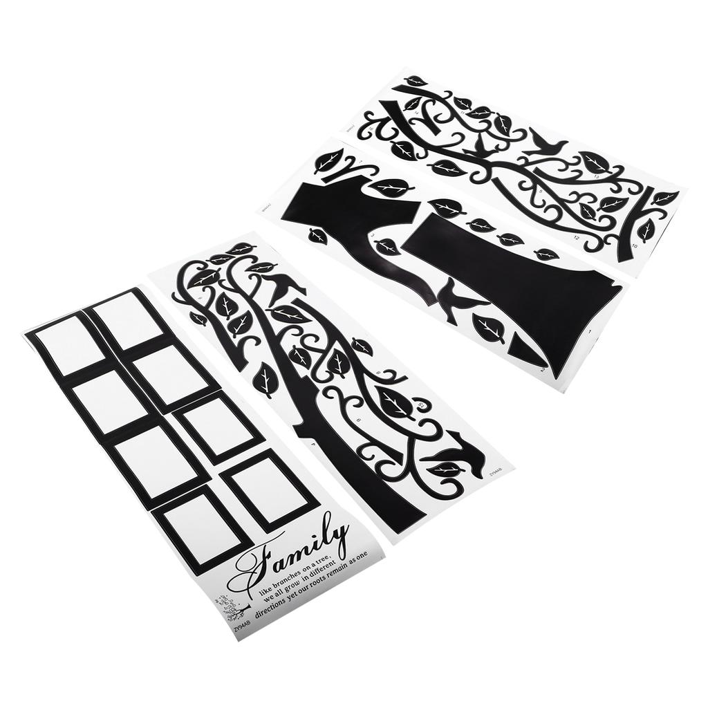 Memory Tree Photo Wall Sticker DIY Removable PVC Black Tree Photo Wall Stickers for Home Decoration