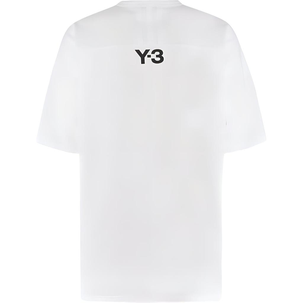 Y-3 CH1 Oversized Stripes Tee Core White Men Tops HG6090