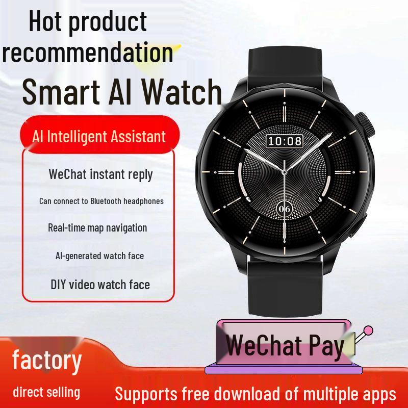 2025 Trendy Women's Smartwatch: Long Battery, Offline Payment, Alarm, Pedometer, Phone Compatibility.