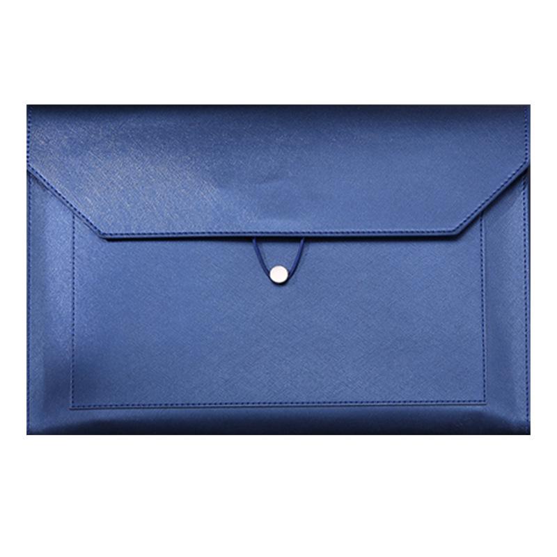 Large Capacity A4 Leather File Bag - Multifunctional Business Office Folder