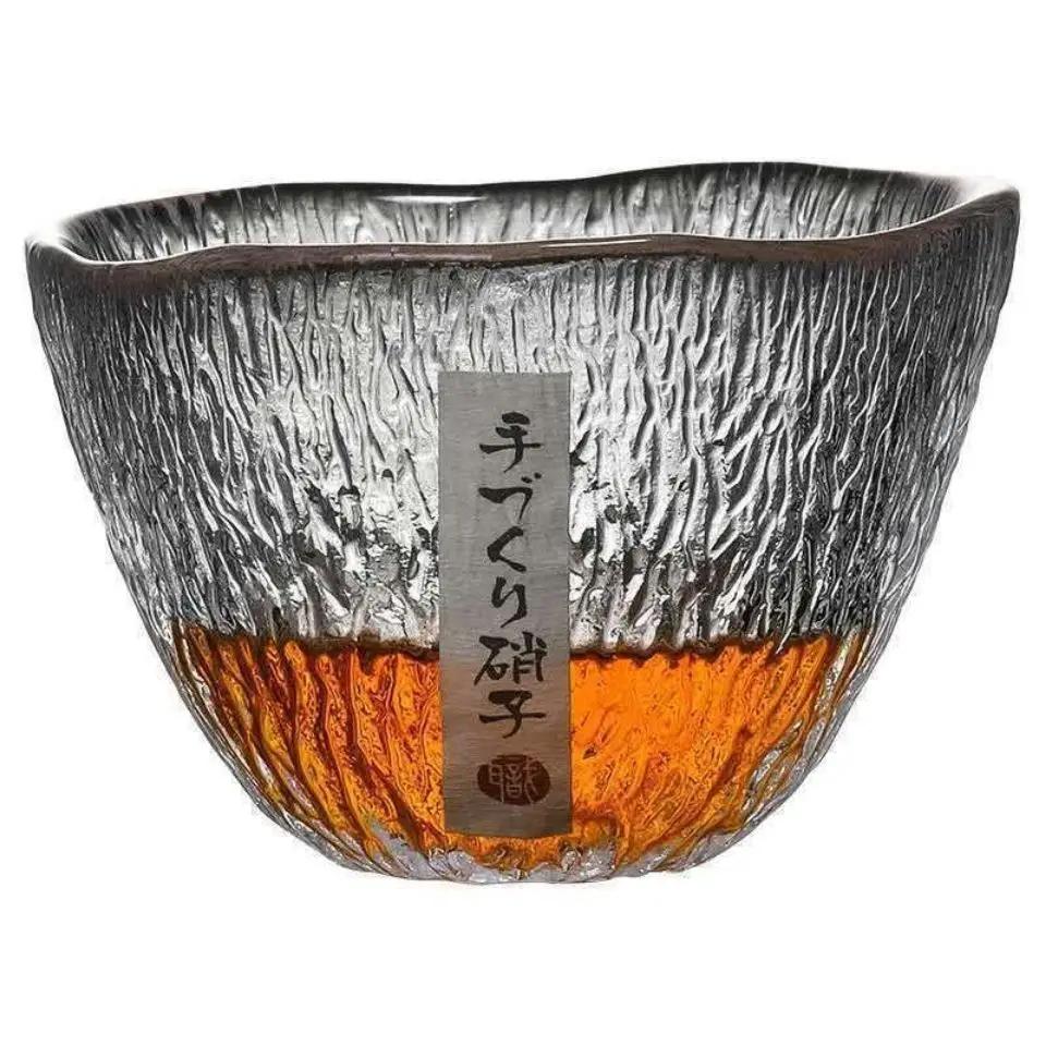 Heat-resistant Glass Tea Cup Rain Drop Cup Transparent Glass Drinking Japanese Kung Fu Tea Set Wine Glass