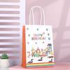 StoBag, Happy Birthday Durable Reusable Paper Tote Bags, for children's birthdays, parties, joyful event, 12/30pcs