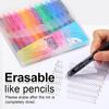 USUAL12 Color 0.5mm Erasable Gel Pens,Make Mistakes Disappear Colored Pens,Fine Point Retractable Erasable Gel Pens for