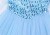 Elsa Princess Dress for Girls - Frozen-Inspired Summer Gown with Gauze Skirt & Cape, Festival Formal Dress with Accessories
