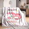 Custom 1pc Melody Sweet Fantasy Blanket, Soft And Comfortable Blanket, Casual Warm, Camping Travel Blanket, Birthday Gift Q913148