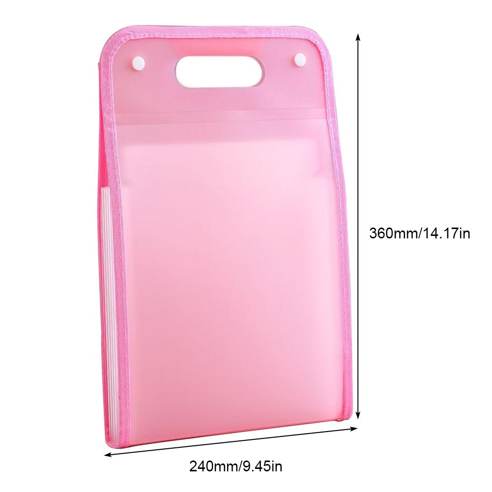 Accordion File Organizer Waterproof Accordion Filing Folder Expanding File Folder for Home College School Office