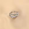Adjustable Open Ring Women Men Geometric Zirconia Statement Vintage Boho Chic Finger