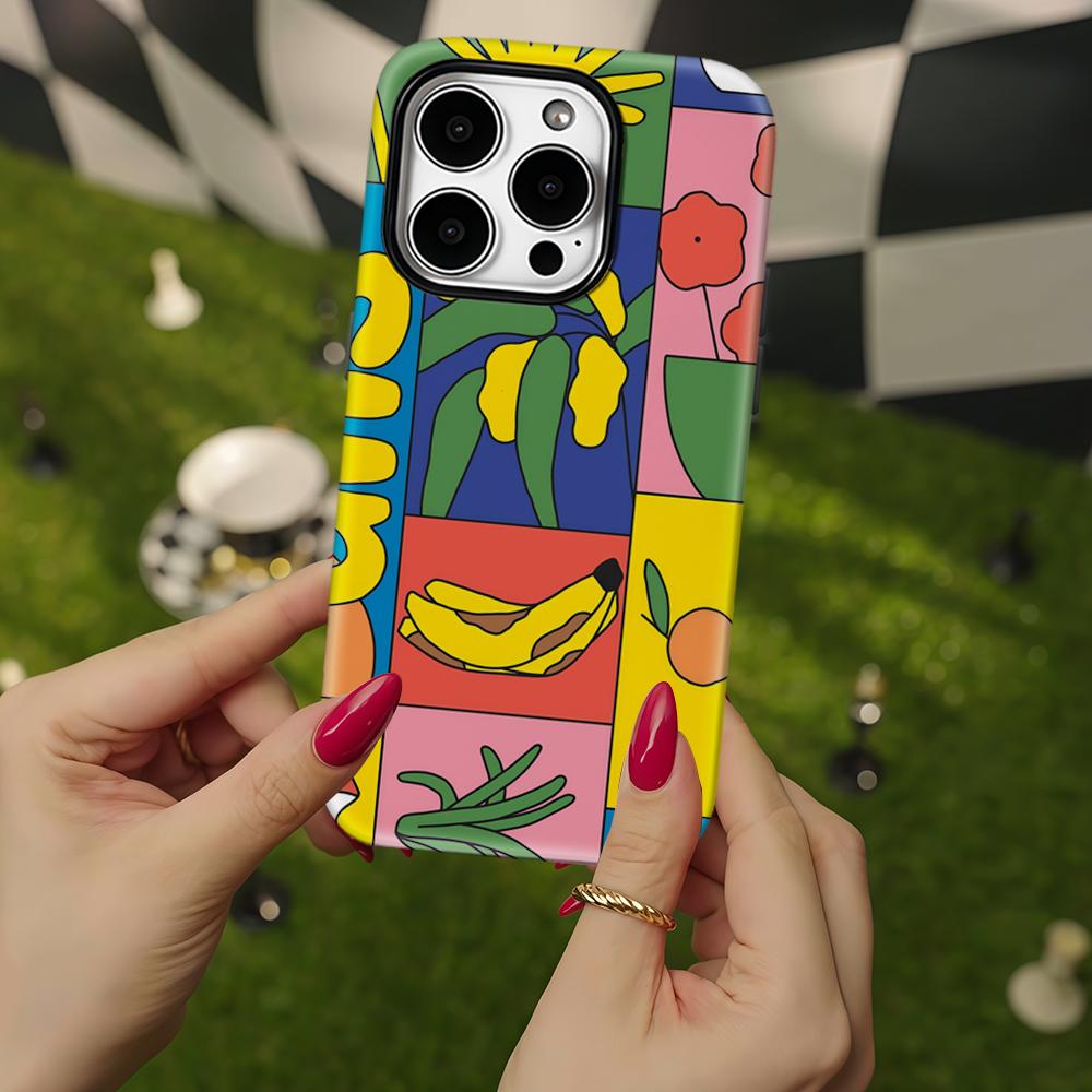 Fruits & Veggies Phone Case for IPhone 17 16 15 14 13 Pro Max Plus for Magnetic Single Double-layer Tough Case