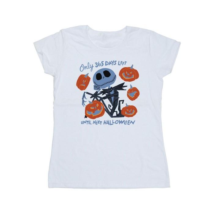 Nightmare Before Christmas Womens/Ladies 365 Days Until Halloween Cotton T-Shirt