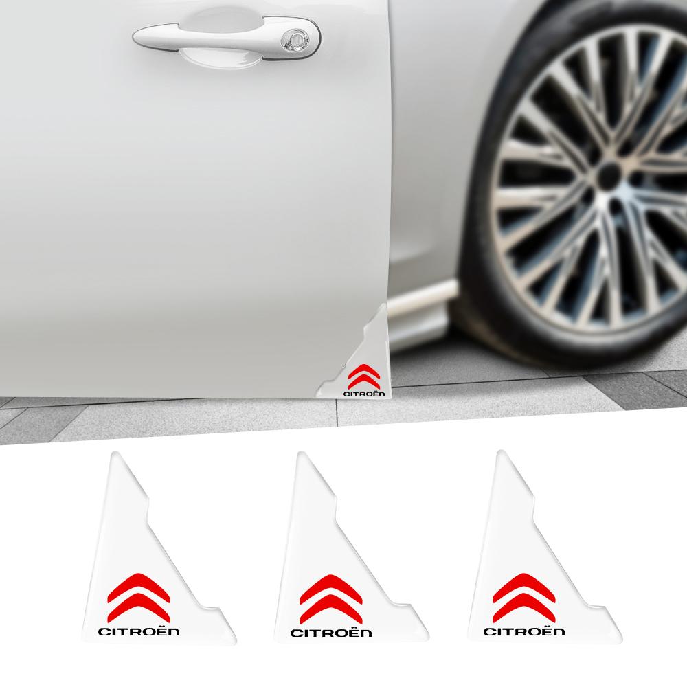 2 Peças Adesivo de Proteção de Segurança para Para-choque de Canto de Porta de Carro Para Citroen C1 C2 C3 C4 C5 C6 C8 C4L DS3 DS4 DS5 Picasso Acessórios Automotivos