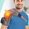 Wireless Heated Shoulder Massager with Vibration Therapy